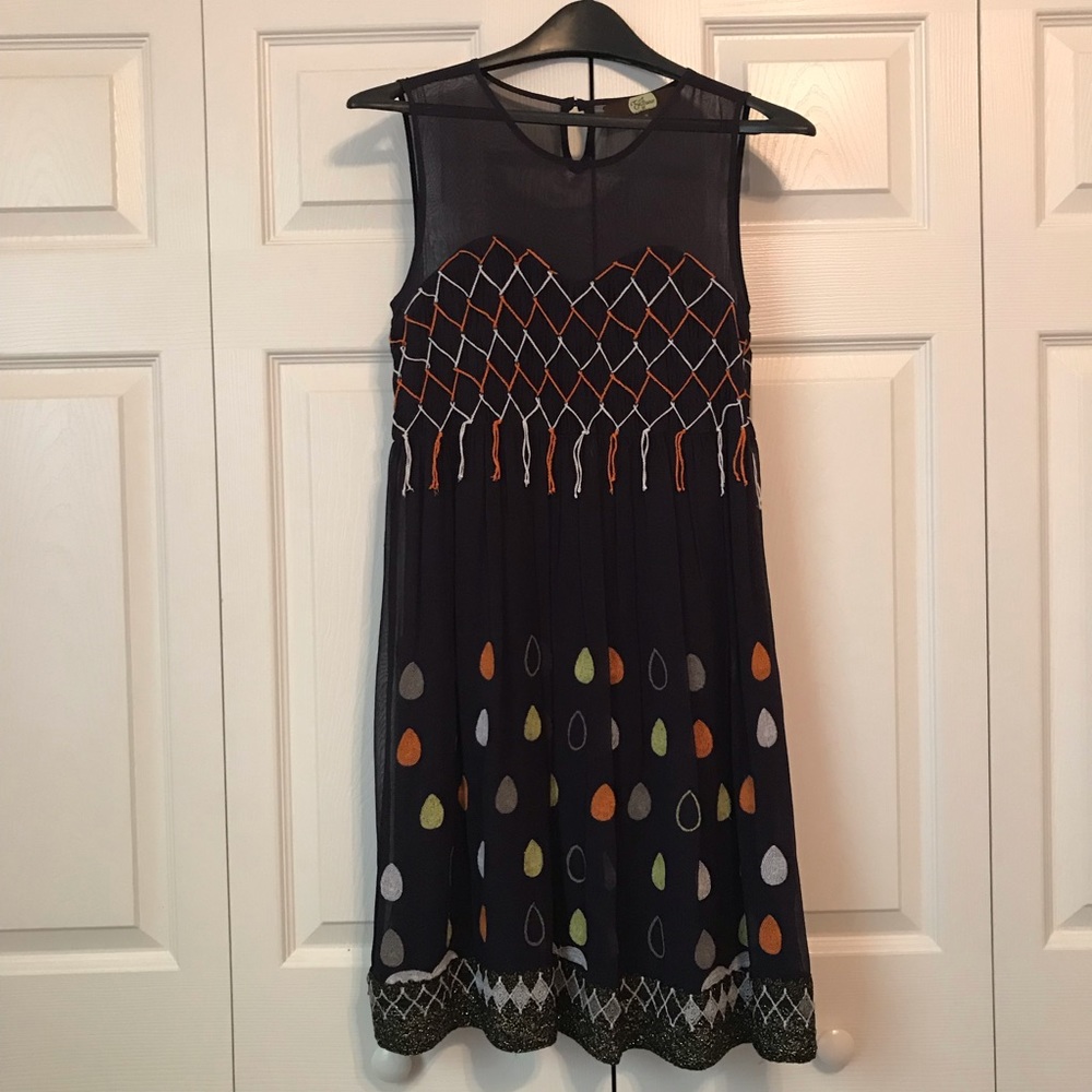 Eva Franco navy size 2 dress